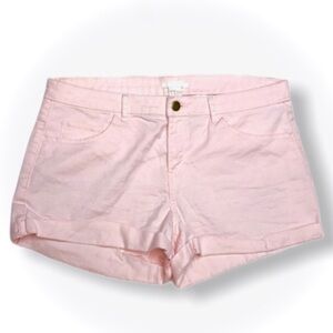 𝅺h&m Blush Pink Denim Shorts